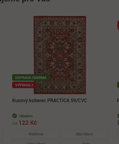 Kusový koberec PRACTICA 59/CVC