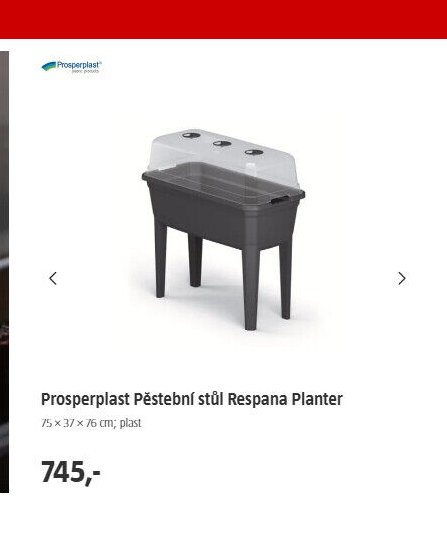 Prosperplast Pěstební stůl Respana Planter
