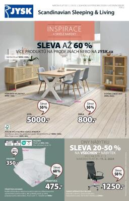 akční leták Jysk 7.2.2024-12.2.2024