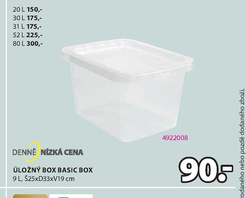 ÚLOŽNÝ BOX BASIC BOX