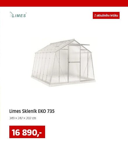 LIMES Skleník EKO 735