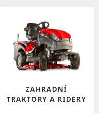 Zahradní traktory a ridery