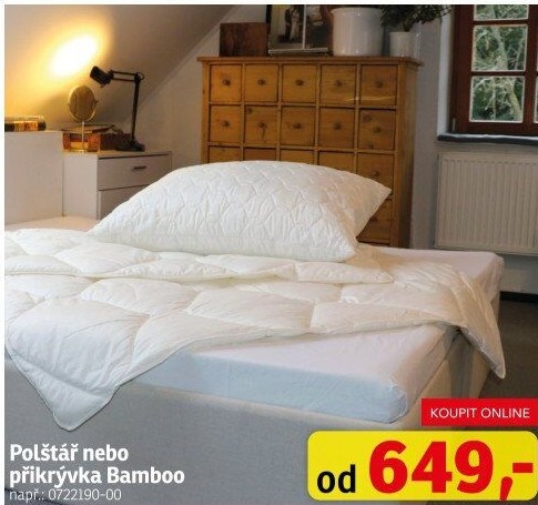 Polštář nebo přikrývka Bamboo