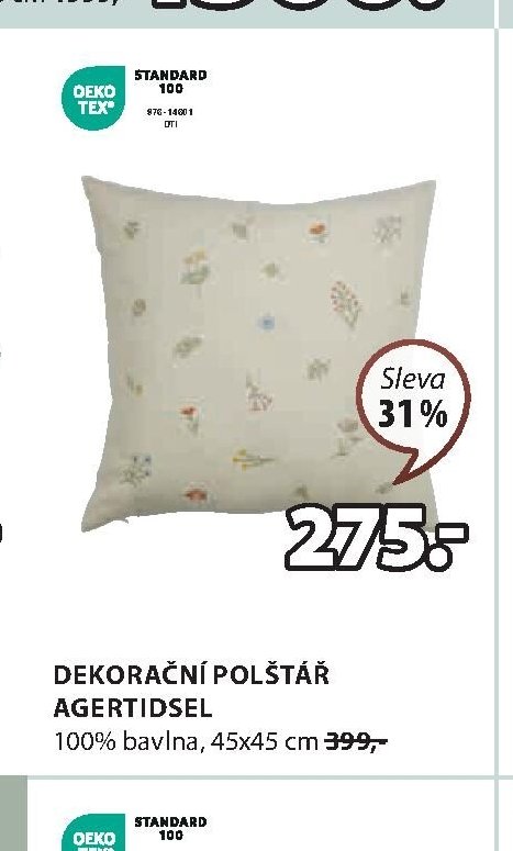DEKORAČNÍ POLŠTÁŘ AGERTIDSEL