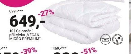10 | Celoroční přikrývka „VEGAN MICRO PREMIUM“