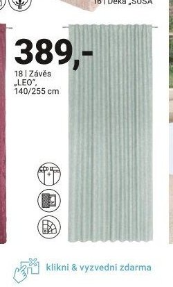18 | Závěs „LEO“, 140/255 cm