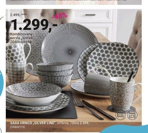 Kombinovaný servis SHIVA, 20dílná sada