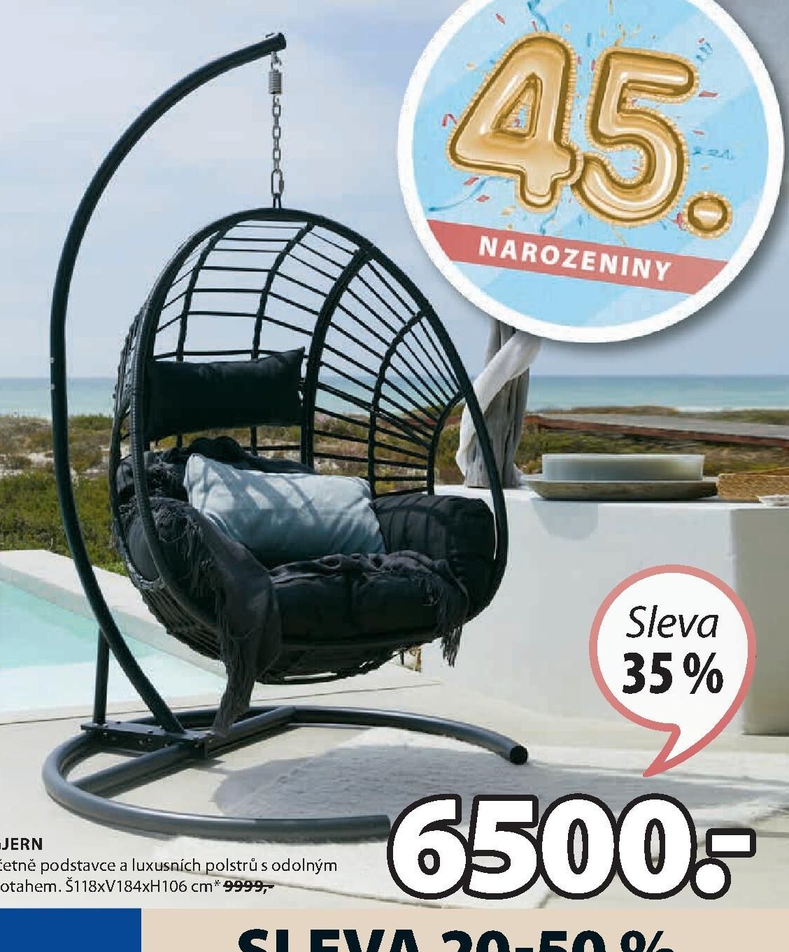 ZÁVĚSNÉ KŘESLO GJERN