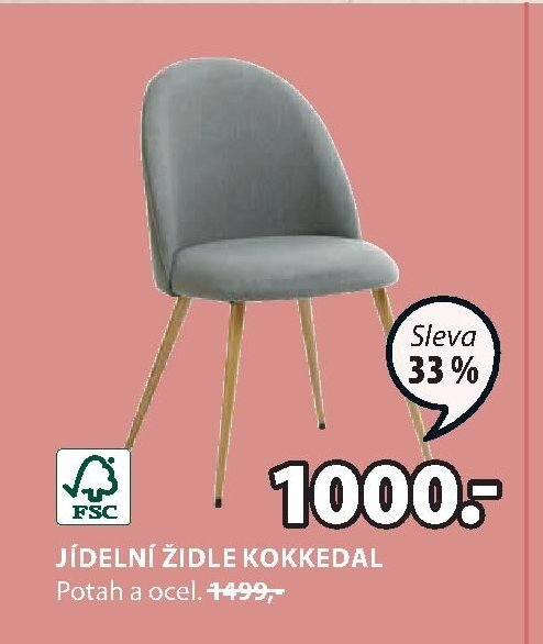 JÍDELNÍ ŽIDLE KOKKEDAL