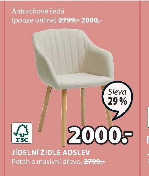 JÍDELNÍ ŽIDLE ADSLEV
