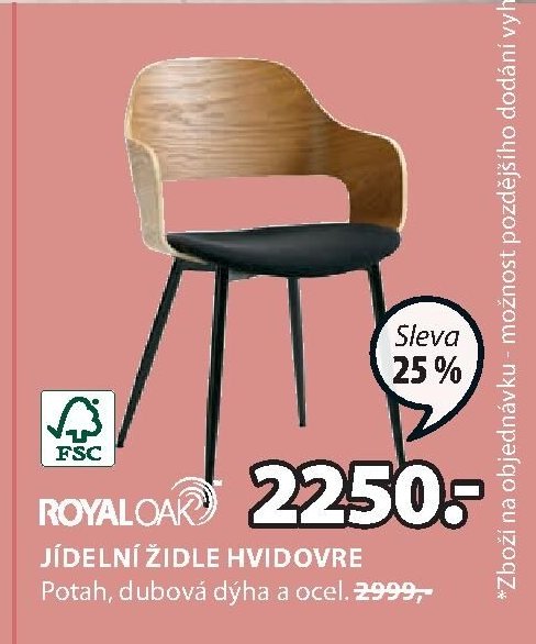JÍDELNÍ ŽIDLE HVIDOVRE