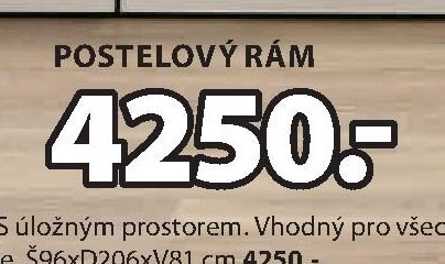 POSTELOVÝ RÁM