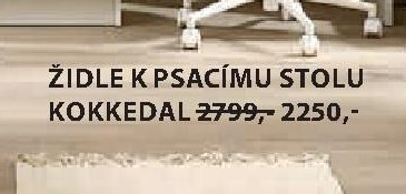 ŽIDLE K PSACÍMU STOLU KOKKEDAL