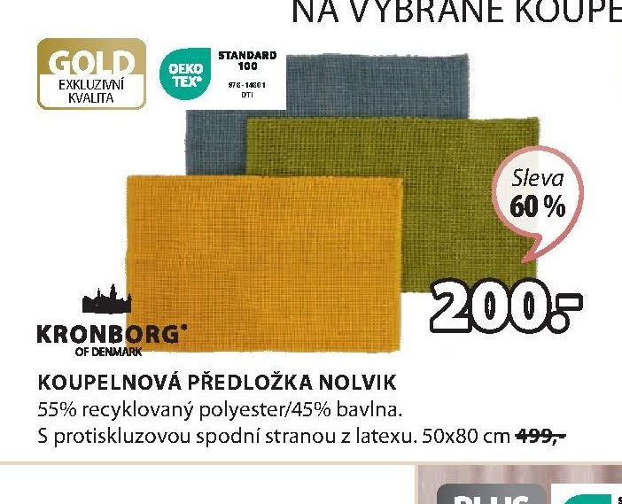Koupelnová předložka NOLVIK
