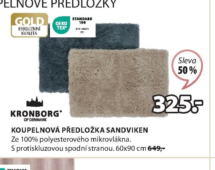 Koupelnová předložka SANDVIKEN