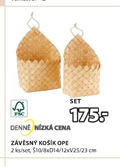Závěsný košík OPE