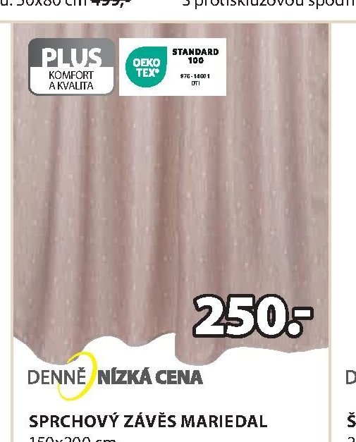 Sprchový závěs MARIEDAL