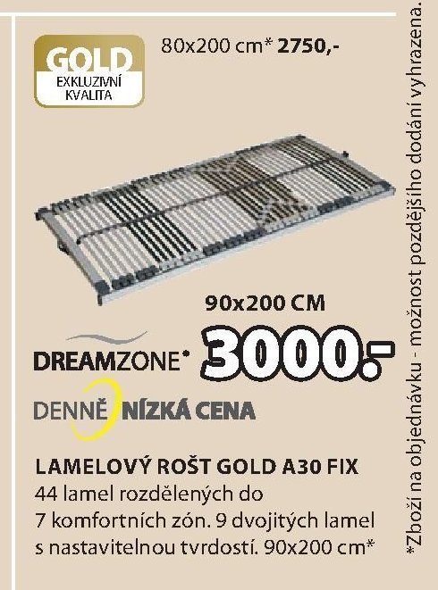 LAMELOVÝ ROŠT GOLD A30 FIX