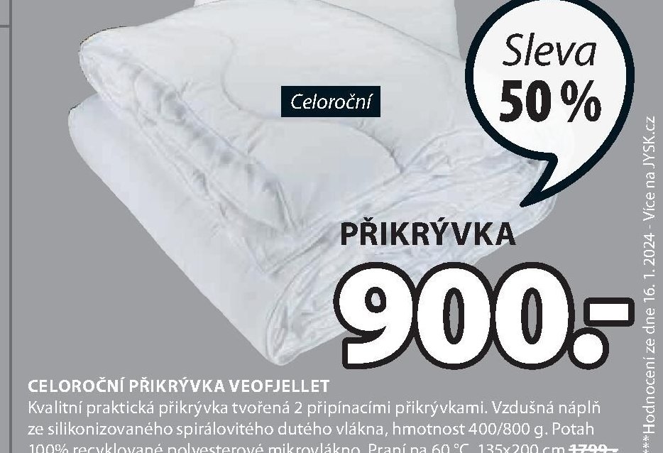 CELOROČNÍ PŘIKRÝVKA VEOFJELLET