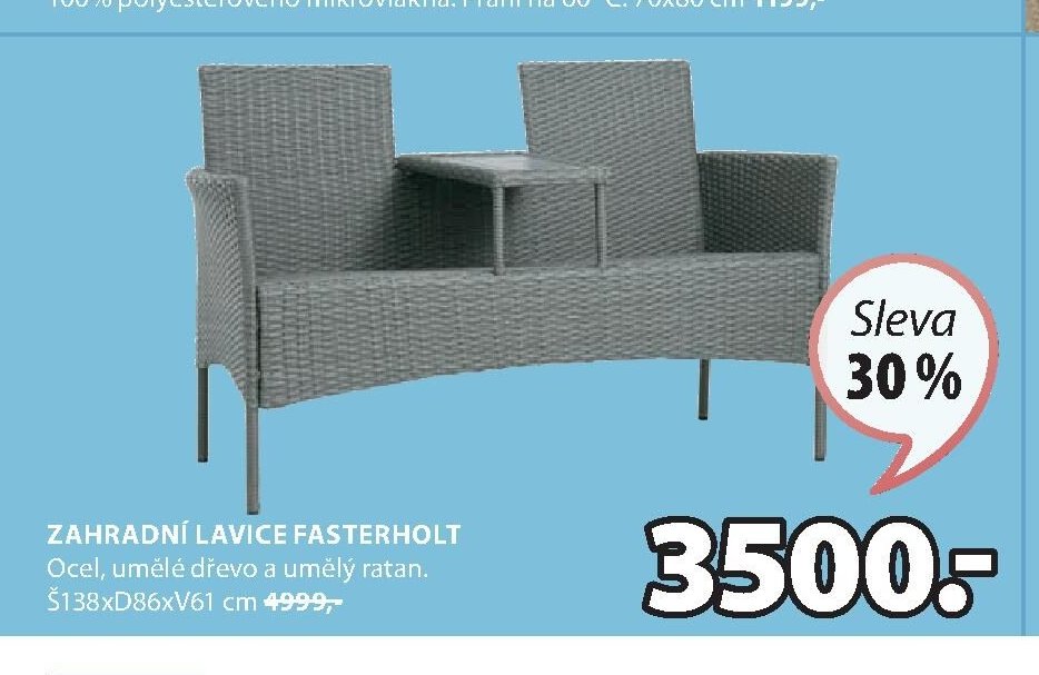 ZAHRADNÍ LAVICE FASTERHOLT