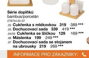 Série doplňků bambus/porcelán