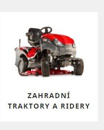 Zahradní traktory a ridery