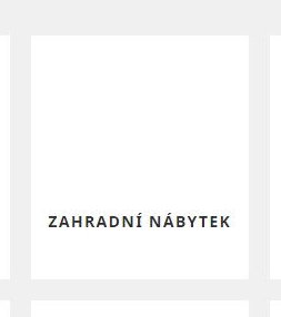 ZAHRADNÍ NÁBYTEK