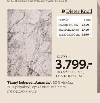 Tkaný koberec „Amanda“
