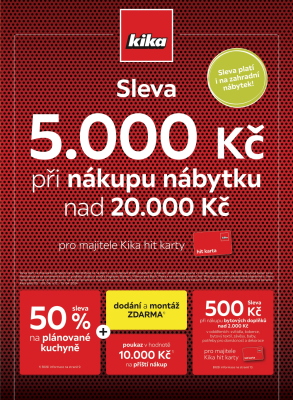 akční leták Kika nábytek 2.4.2024-14.4.2024
