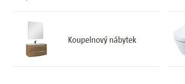 Koupelnový nábytek