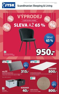 akční leták Jysk 29.1.2025-2.2.2025