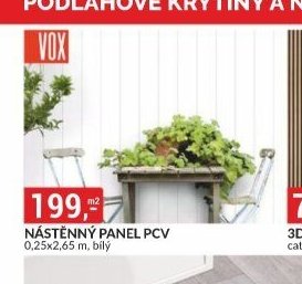 NÁSTĚNNÝ PANEL PCV