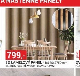 3D LAMELOVÝ PANEL