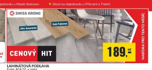 LAMINÁTOVÁ PODLAHA DUB PALERMO / JÍM AMARANTA