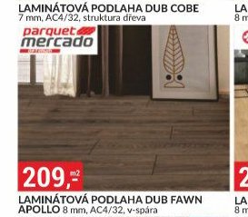 LAMINÁTOVÁ PODLAHA DUB FAWN APOLLO