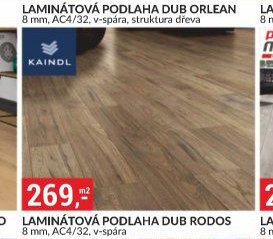 LAMINÁTOVÁ PODLAHA DUB RODOS