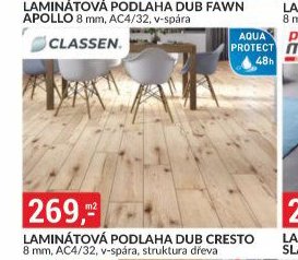 LAMINÁTOVÁ PODLAHA DUB CRESTO