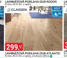 LAMINÁTOVÁ PODLAHA DUB ATLANTIC