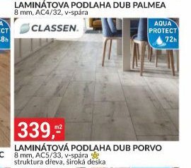 LAMINÁTOVÁ PODLAHA DUB PORVO