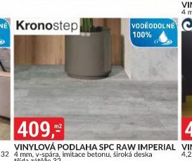 VINYLOVÁ PODLAHA SPC RAW IMPERIAL