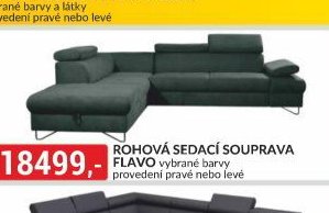 ROHOVÁ SEDACÍ SOUPRAVA FLAVO