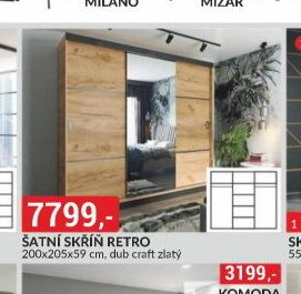 ŠATNÍ SKŘÍŇ RETRO