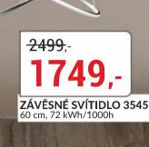 ZÁVĚSNÉ SVÍTIDLO 3545