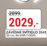 ZÁVĚSNÉ SVÍTIDLO 3541