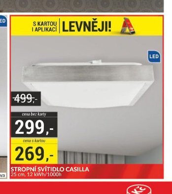 STROPNÍ SVÍTIDLO CASILLA