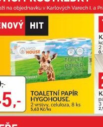 TOALETNÍ PAPÍR HYGOHOUSE