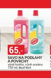 SAVO NA PODLAHY A POVRCHY