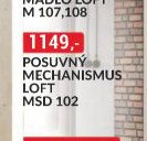 POSUVNÝ MECHANISMUS LOFT MSD 102