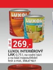 Luxol Interiérový lak 0,75 l