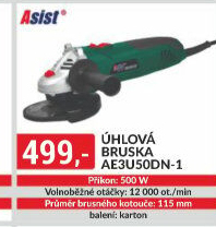 Úhlová bruska Asist AE3U50DN-1